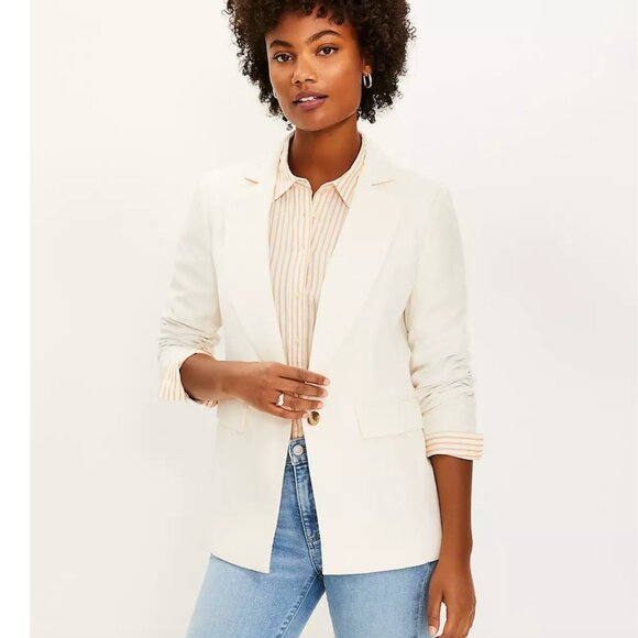 Ann Taylor LOFT Petite Modern Blazer, Size 0P - Picture 1 of 7